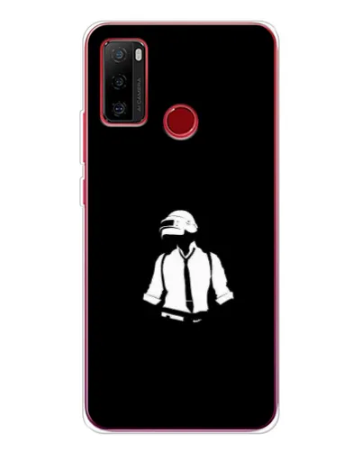 Чехол для Ulefone Note 10 с картинкой «PUBG — белый шлем»
