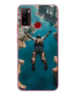 Чехол для Ulefone Note 10 с картинкой «PUBG — свободное падение»