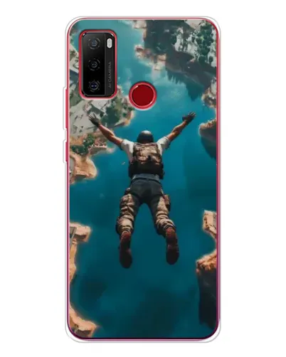 Чехол для Ulefone Note 10 с картинкой «PUBG — свободное падение»