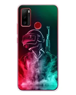 Чехол для Ulefone Note 10 с картинкой «PUBG — огненный воин»