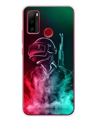 Чехол для Ulefone Note 10 с картинкой «PUBG — огненный воин»