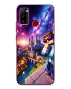 Чохол для Ulefone Note 10 з картинкою «Стів та космос» Чохол для Ulefone Note 10 з картинкою «Стів та космос»