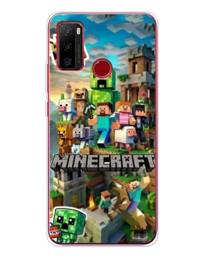 Чехол для Ulefone Note 10 с картинкой «Замок Minecraft»