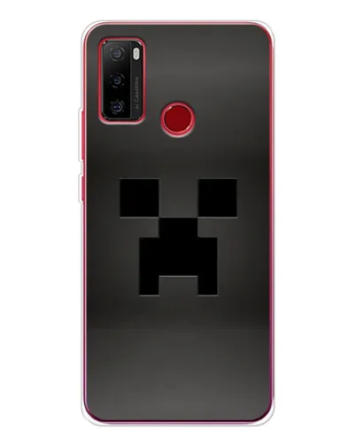 Чехол для Ulefone Note 10 с картинкой «Черный крипер градиент»