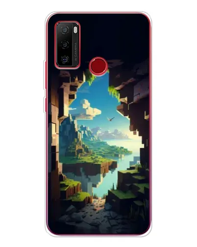 Чехол для Ulefone Note 10 с картинкой «Вид из пещеры»