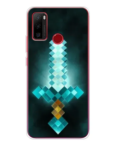 Чехол для Ulefone Note 10 с картинкой «Алмазный меч неон»
