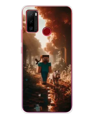 Чехол для Ulefone Note 10 с картинкой «Стив в лесу»