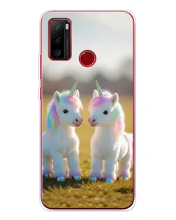 Чохол для Ulefone Note 10 з картинкою «Пара єдинорогів»