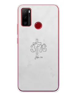 Чохол для Ulefone Note 10 з картинкою «Івана 3:16 Хрест»
