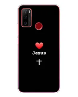 Чохол для Ulefone Note 10 з картинкою «Серце - Jesus»