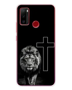 Чохол для Ulefone Note 10 з картинкою «Лев та Хрест»