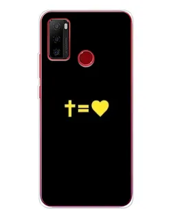 Чохол для Ulefone Note 10 з картинкою «Серце та Хрест»
