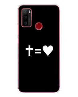 Чохол для Ulefone Note 10 з картинкою «Хрест та Серце»