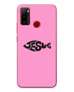 Чохол для Ulefone Note 10 з картинкою «Рожевий символ Jesus»