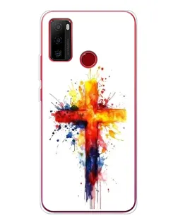 Чохол для Ulefone Note 10 з картинкою «Акварельний хрест»