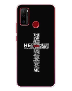 Чехол для Ulefone Note 10 с картинкой «Текстовый крест»