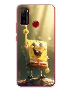 Чохол для Ulefone Note 10 з картинкою «Сяючий Спанч Боб»