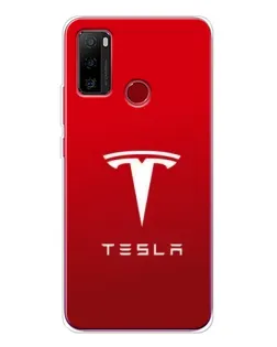 Чохол для Ulefone Note 10 з картинкою «Tesla Red Classic»