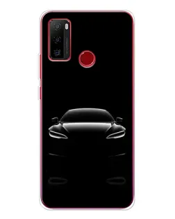 Чохол для Ulefone Note 10 з картинкою «Силует Tesla Night»
