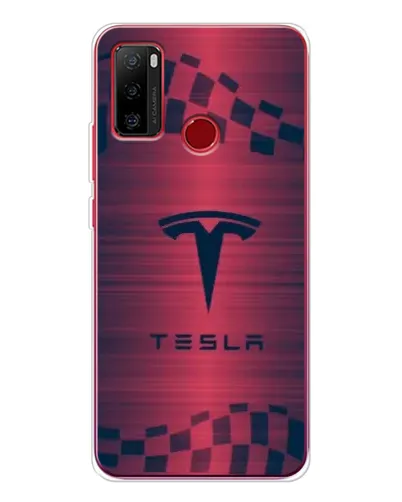 Чохол для Ulefone Note 10 з картинкою «Тесла червоний карбон» Чохол для Ulefone Note 10 з картинкою «Тесла червоний карбон»