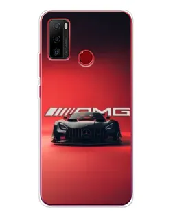 Чехол для Ulefone Note 10 с картинкой «Mercedes AMG — красная линия»