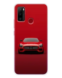 Чехол для Ulefone Note 10 с картинкой «Красный Mercedes AMG»