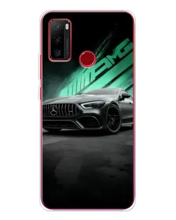 Чехол для Ulefone Note 10 с картинкой «Темный Mercedes AMG»