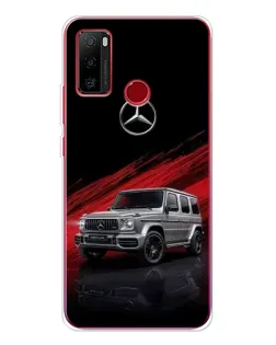 Чехол для Ulefone Note 10 с картинкой «Mercedes G-Class красный»