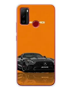 Чехол для Ulefone Note 10 с картинкой «Оранжевый Mercedes AMG»