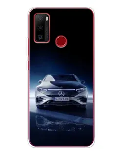 Чехол для Ulefone Note 10 с картинкой «Ночной Mercedes EQ»