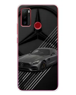Чехол для Ulefone Note 10 с картинкой «Mercedes AMG — графика»