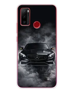 Чехол для Ulefone Note 10 с картинкой «Mercedes в дыму»