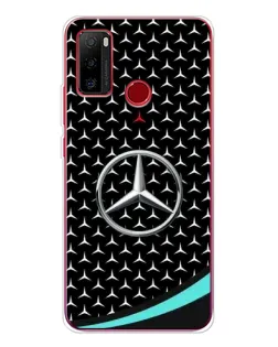 Чехол для Ulefone Note 10 с картинкой «Mercedes — бирюзовый акцент»