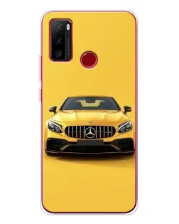 Чехол для Ulefone Note 10 с картинкой «Желтый Mercedes GT»