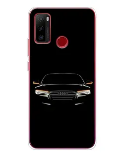 Чехол для Ulefone Note 10 с картинкой «Audi — ночной контур»