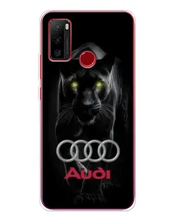 Чехол для Ulefone Note 10 с картинкой «Пантера и Audi»