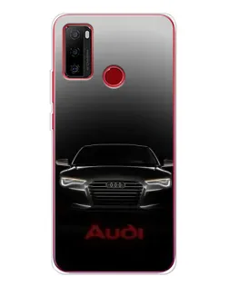 Чехол для Ulefone Note 10 с картинкой «Audi — градиентный контур»