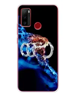 Чехол для Ulefone Note 10 с картинкой «Энергия лого Audi»