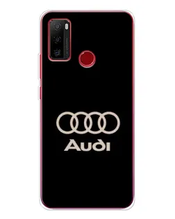 Чехол для Ulefone Note 10 с картинкой «Audi — золотой логотип»