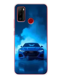 Чехол для Ulefone Note 10 с картинкой «Audi — голубая энергия»
