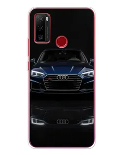 Чехол для Ulefone Note 10 с картинкой «Audi — ночное отражение»