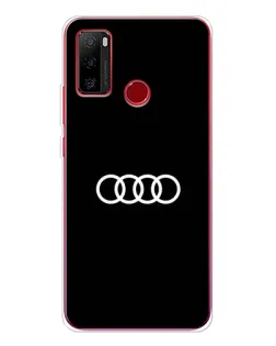 Чехол для Ulefone Note 10 с картинкой «Audi White Logo»