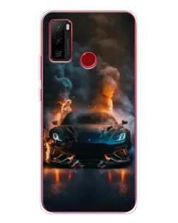 Чохол для Ulefone Note 10 з картинкою «Lamborghini димна естетика»