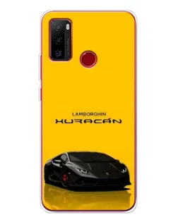 Чохол для Ulefone Note 10 з картинкою «Lamborghini Huracan чорний»