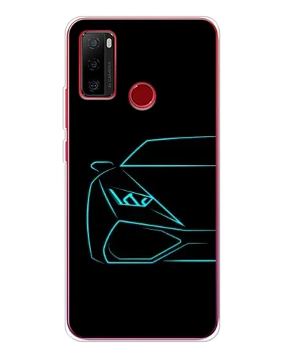 Чохол для Ulefone Note 10 з картинкою «Блакитний силует Lamborghini» Чохол для Ulefone Note 10 з картинкою «Блакитний силует Lamborghini»