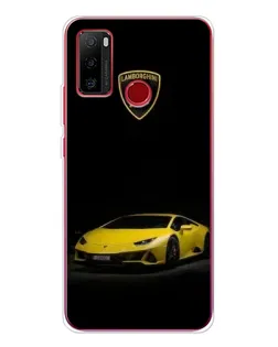 Чохол для Ulefone Note 10 з картинкою «Lamborghini жовтий акцент»
