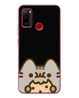 Чохол для Ulefone Note 10 з картинкою «Пушин на чорному»