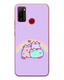 Чохол для Ulefone Note 10 з картинкою «Веселкові Пушини»