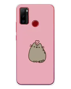 Чохол для Ulefone Note 10 з картинкою «Pusheen серце»
