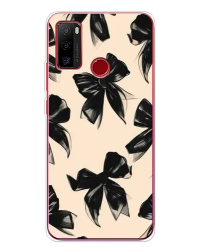 Чехол для Ulefone Note 10 с картинкой «Паттерн черные банты» Чехол для Ulefone Note 10 с картинкой «Паттерн черные банты»